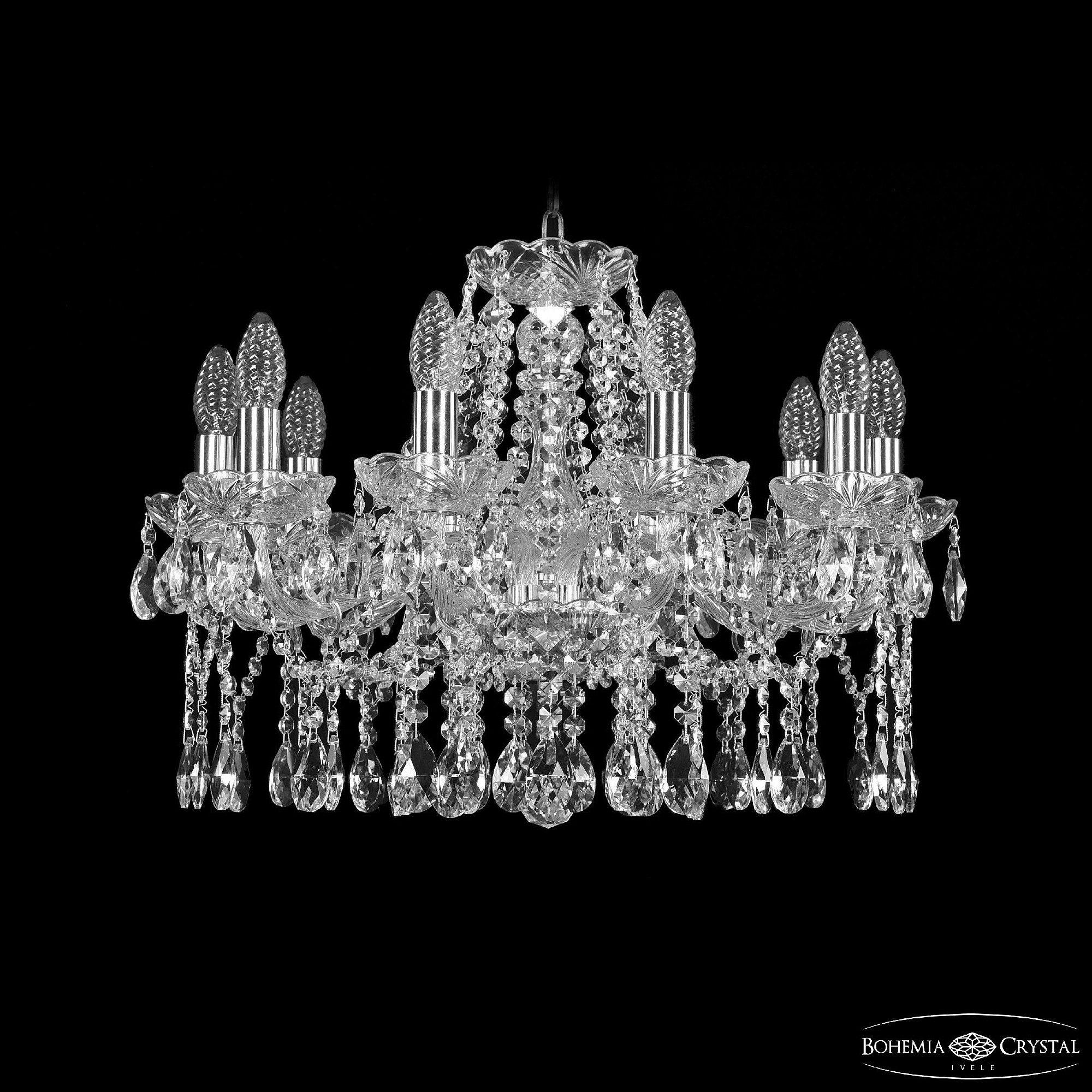 Подвесная люстра Bohemia 1413 1413/10/200 Ni