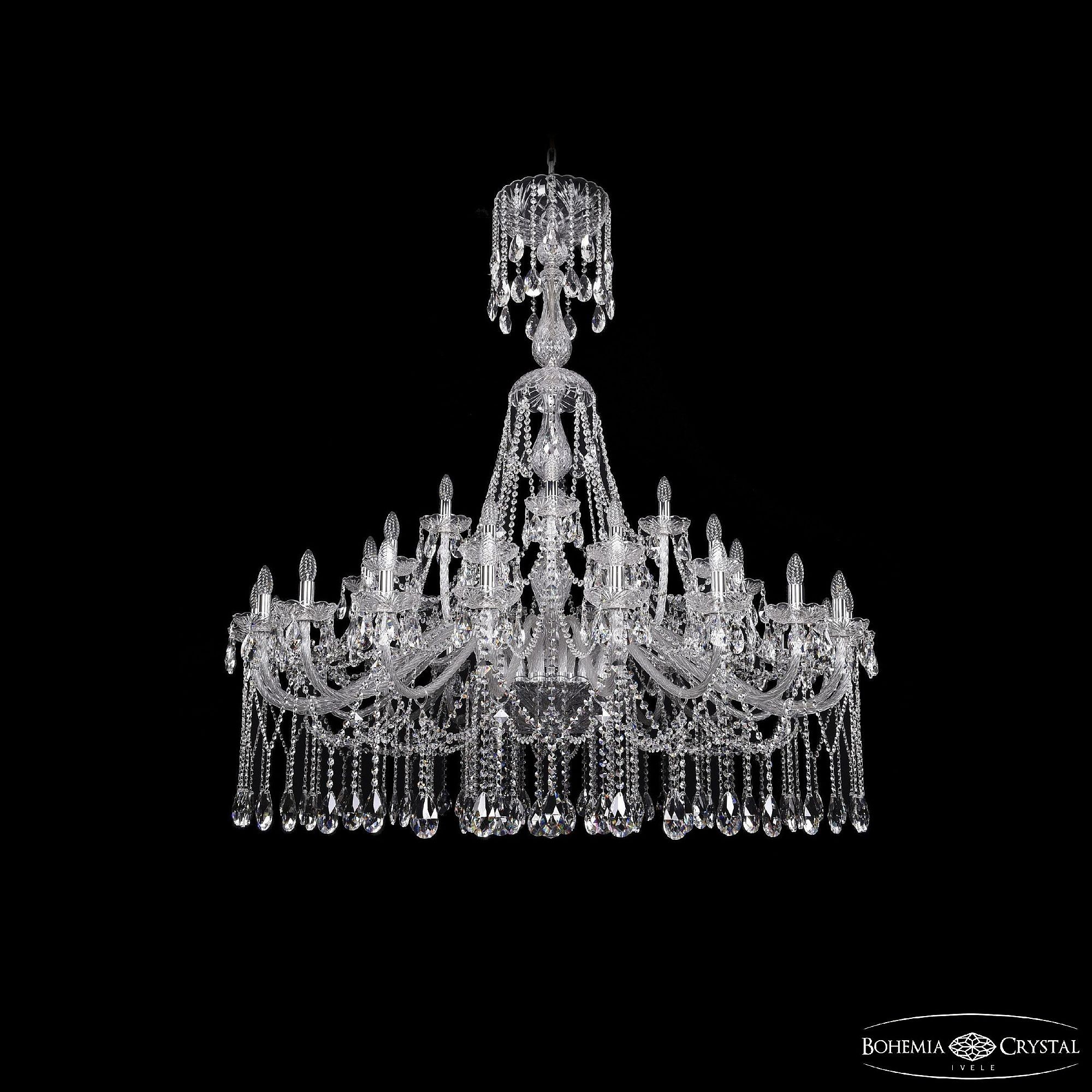 Подвесная люстра Bohemia 1413 1413/20+10+5/530/XL-160 Ni