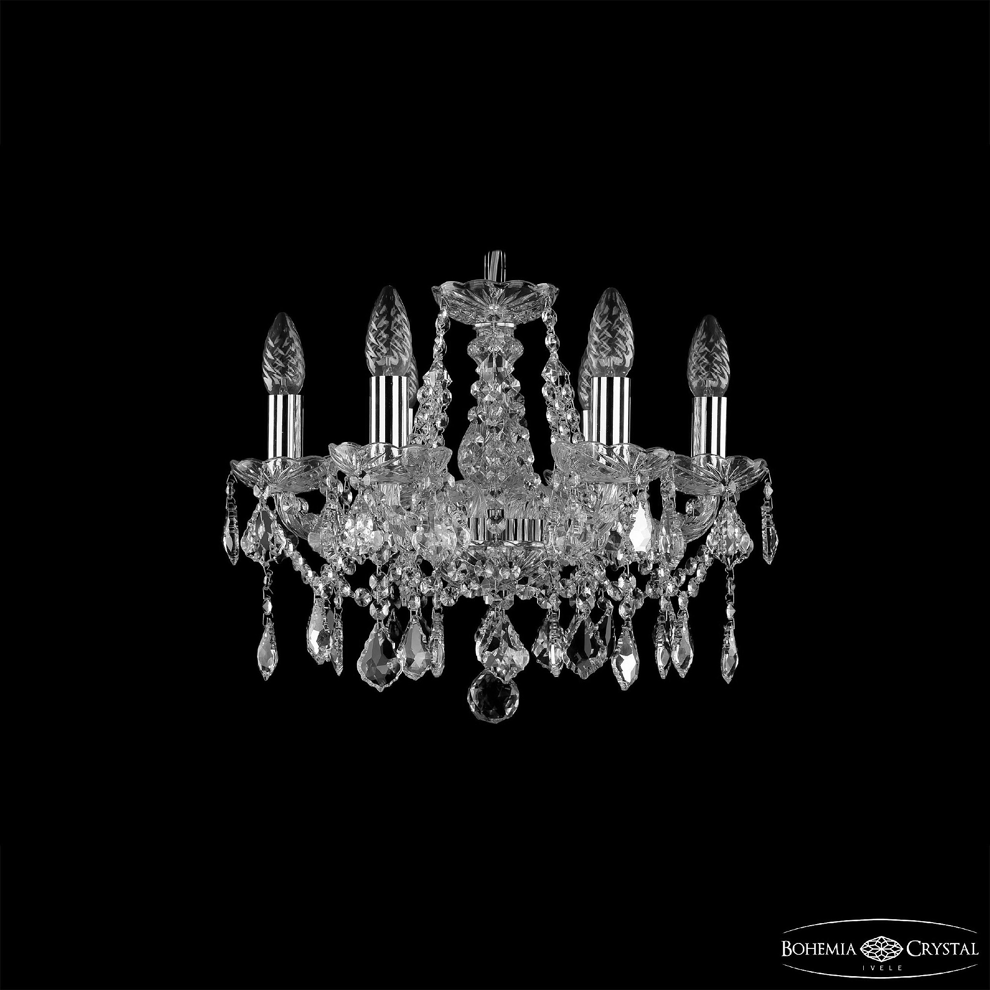 Подвесная люстра Bohemia 1413 1413/6/141 Ni Leafs