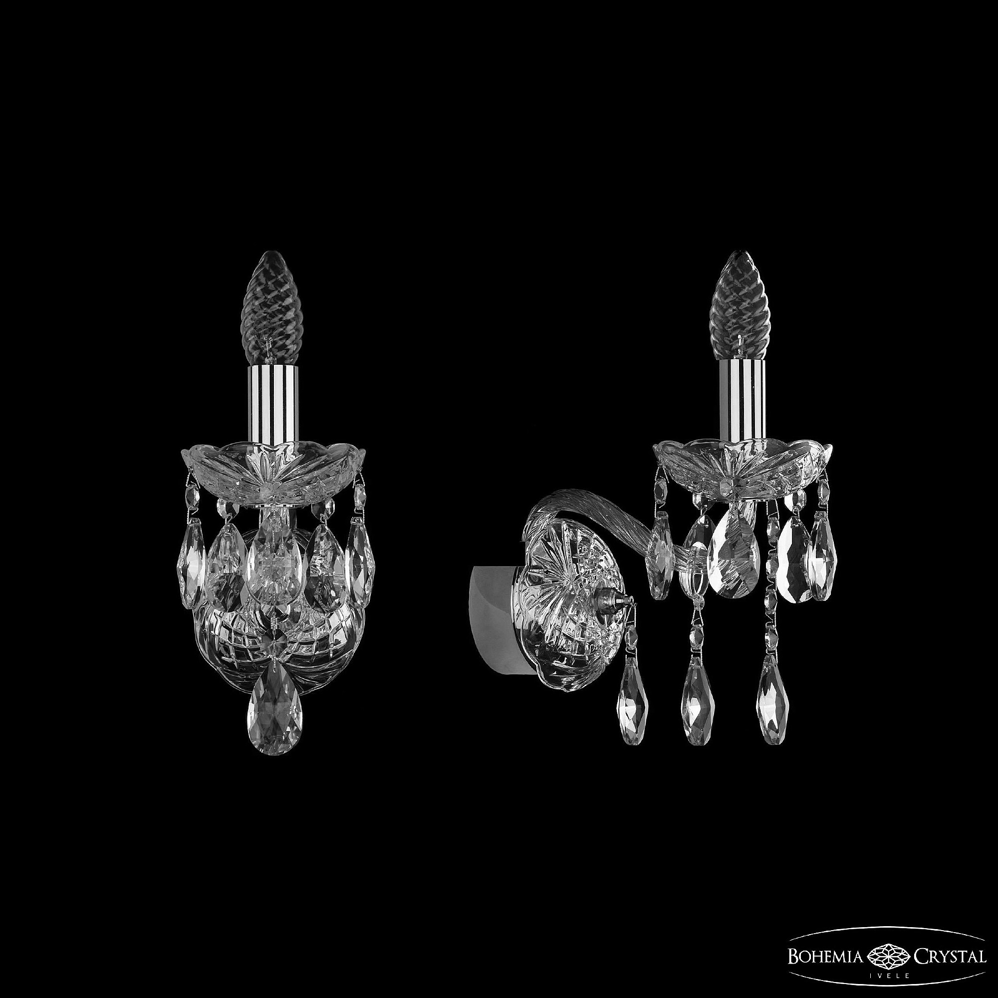 Настенное бра Bohemia 1413 1413B/1/141 Ni