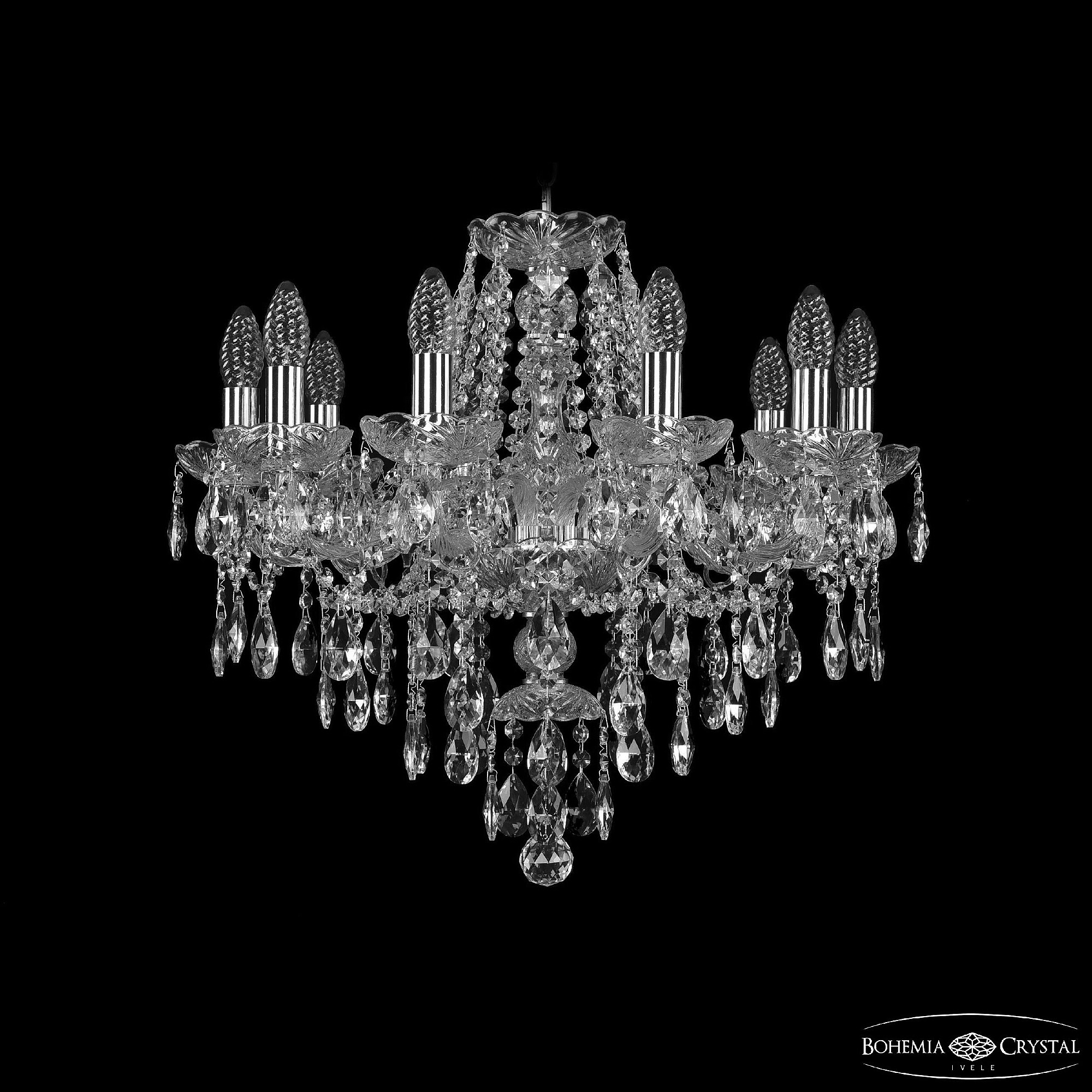 Подвесная люстра Bohemia 1415 1415/10/200 Ni