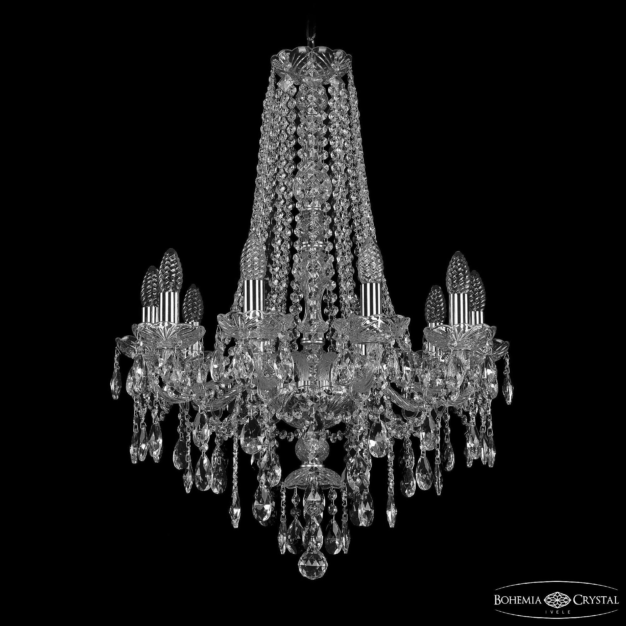 Подвесная люстра Bohemia 1415 1415/10/200/h-75 Ni