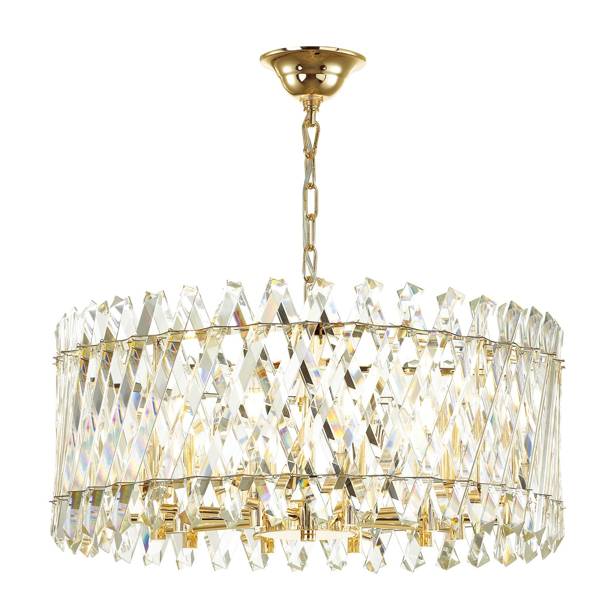 Подвесная хрустальная люстра Selva Odeon Light 4795/10