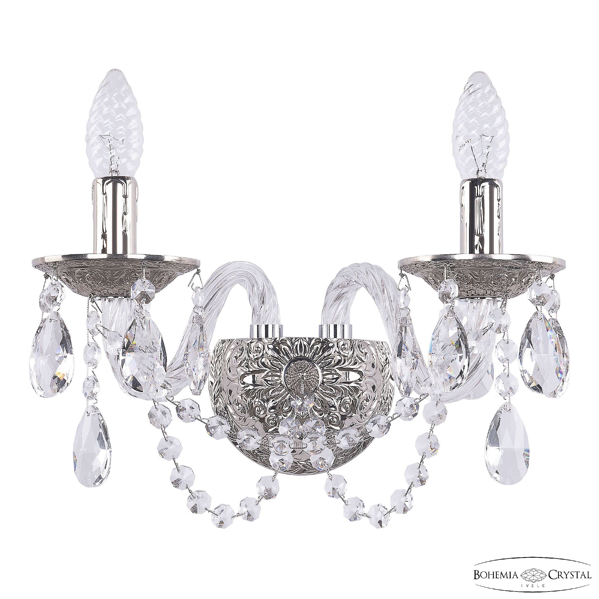 Настенное бра Bohemia 1602 16202B/2/141 Ni