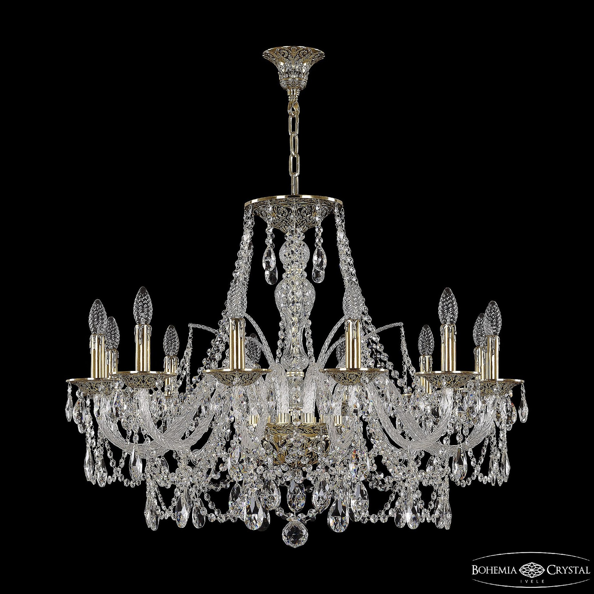 Подвесная люстра Bohemia 1611 16211/12/300 GB