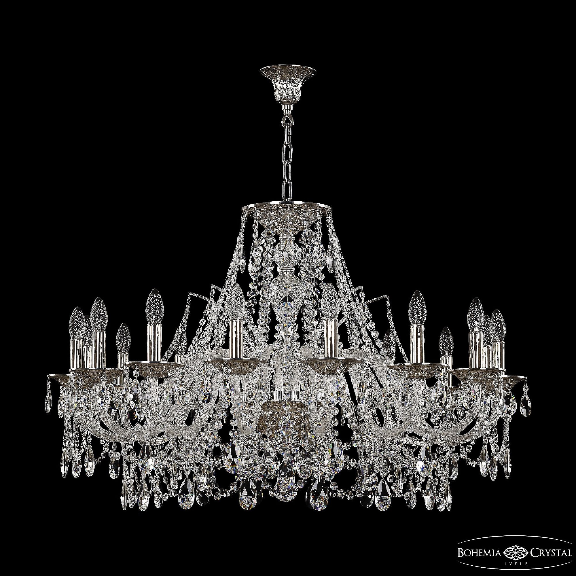 Подвесная люстра Bohemia 1611 16211/16/360 Ni