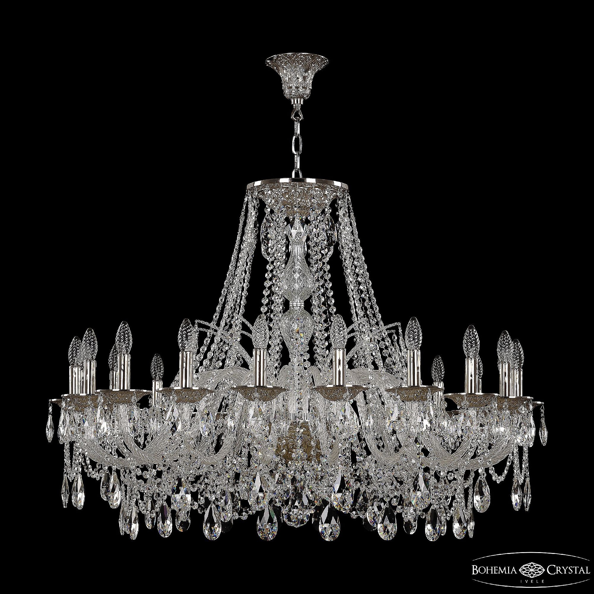 Подвесная люстра Bohemia 1611 16211/20/400 Ni