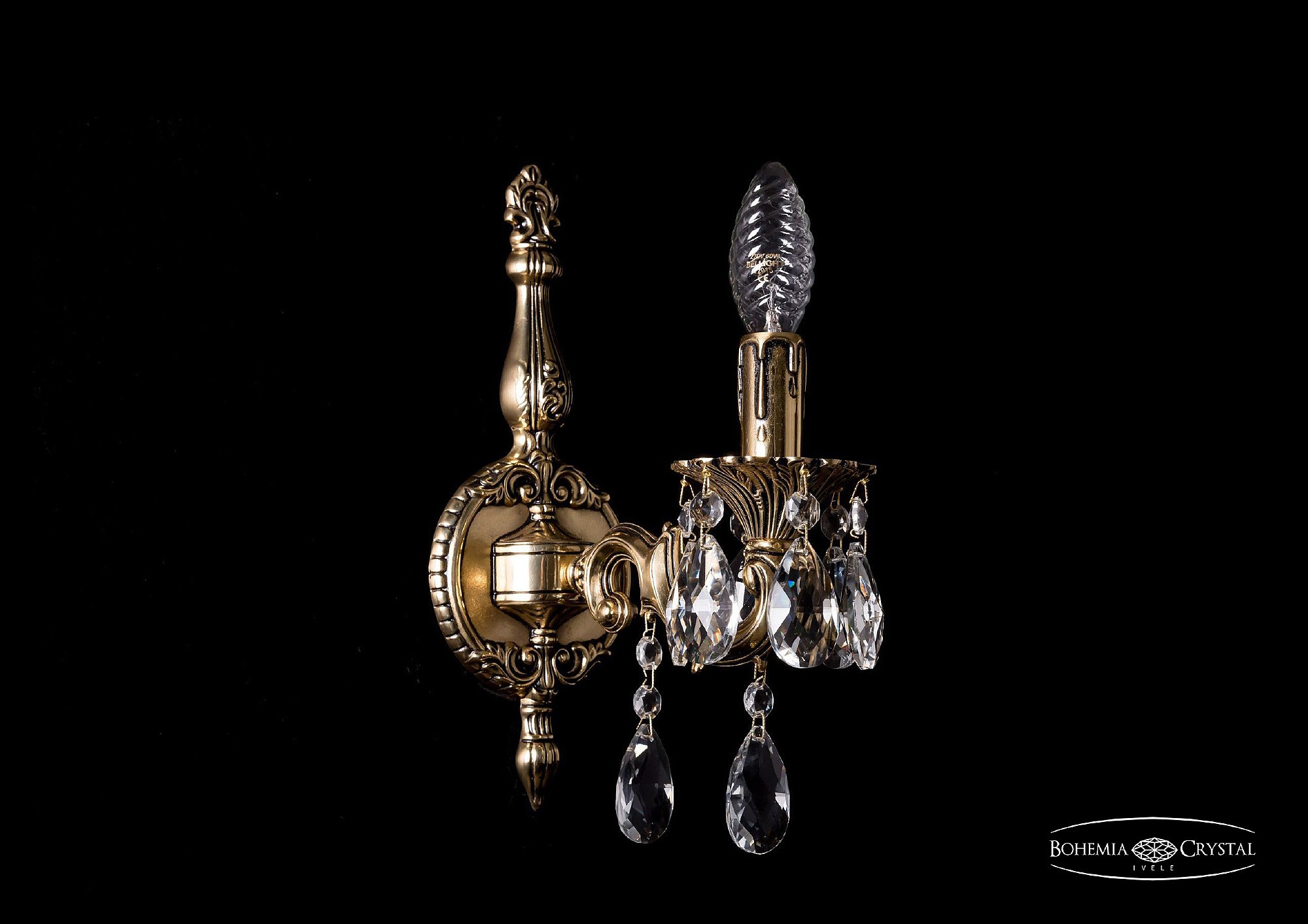 Настенное бра Bohemia 1800/1/125A GB