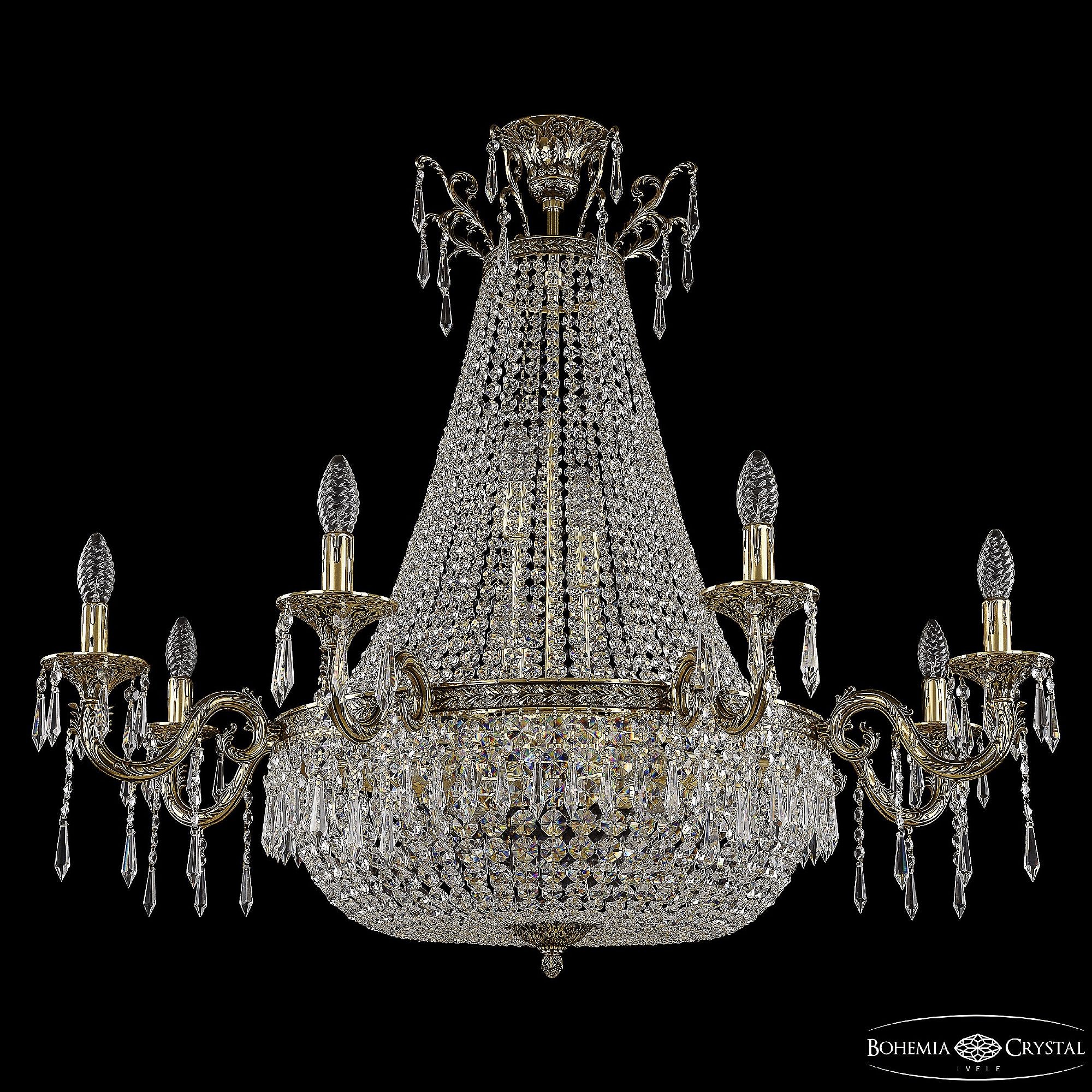 Подвесная люстра Bohemia 2101 2101H201/8/100IV/Y1 GB