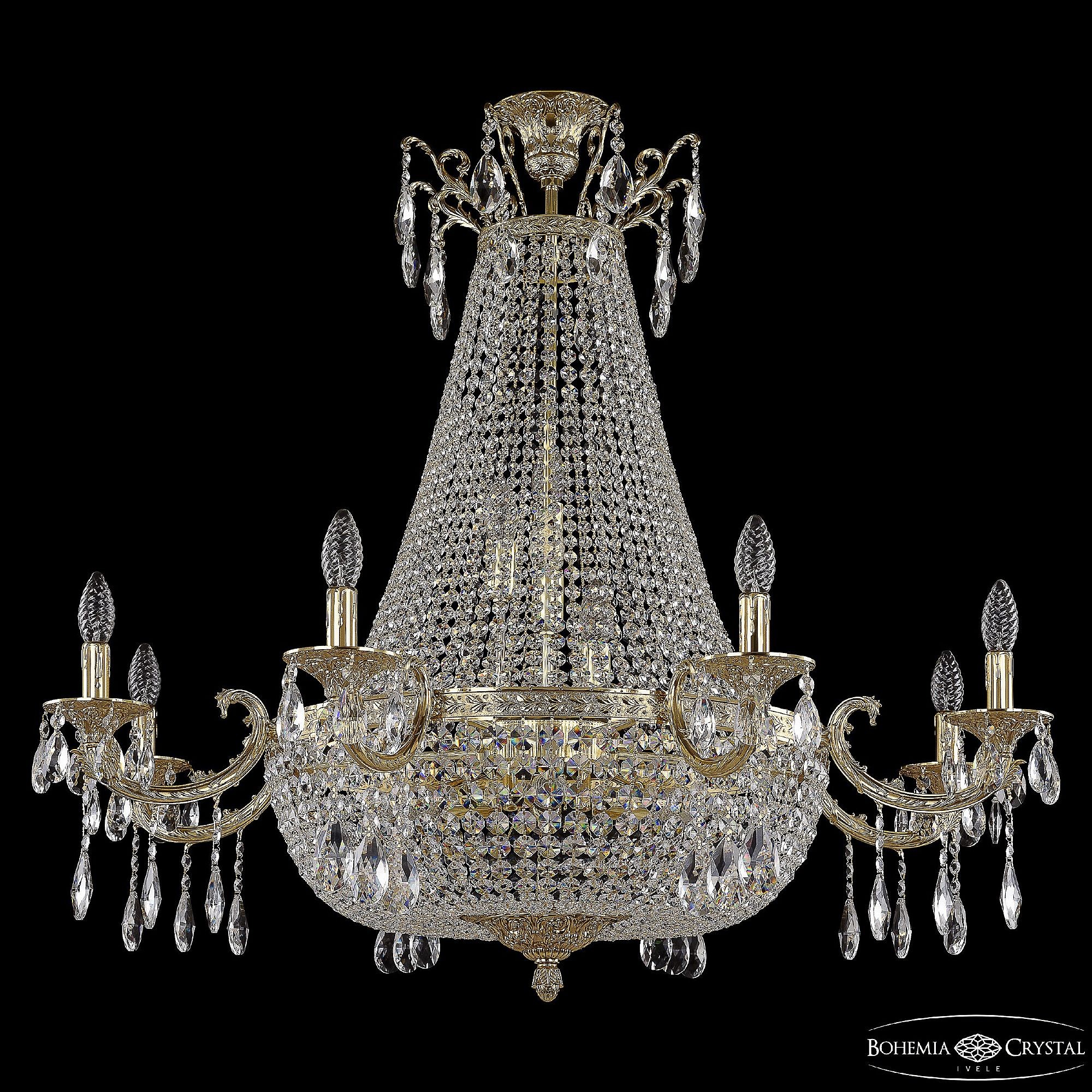 Подвесная люстра Bohemia 2111 2111H208/8/100IV/Y1 G