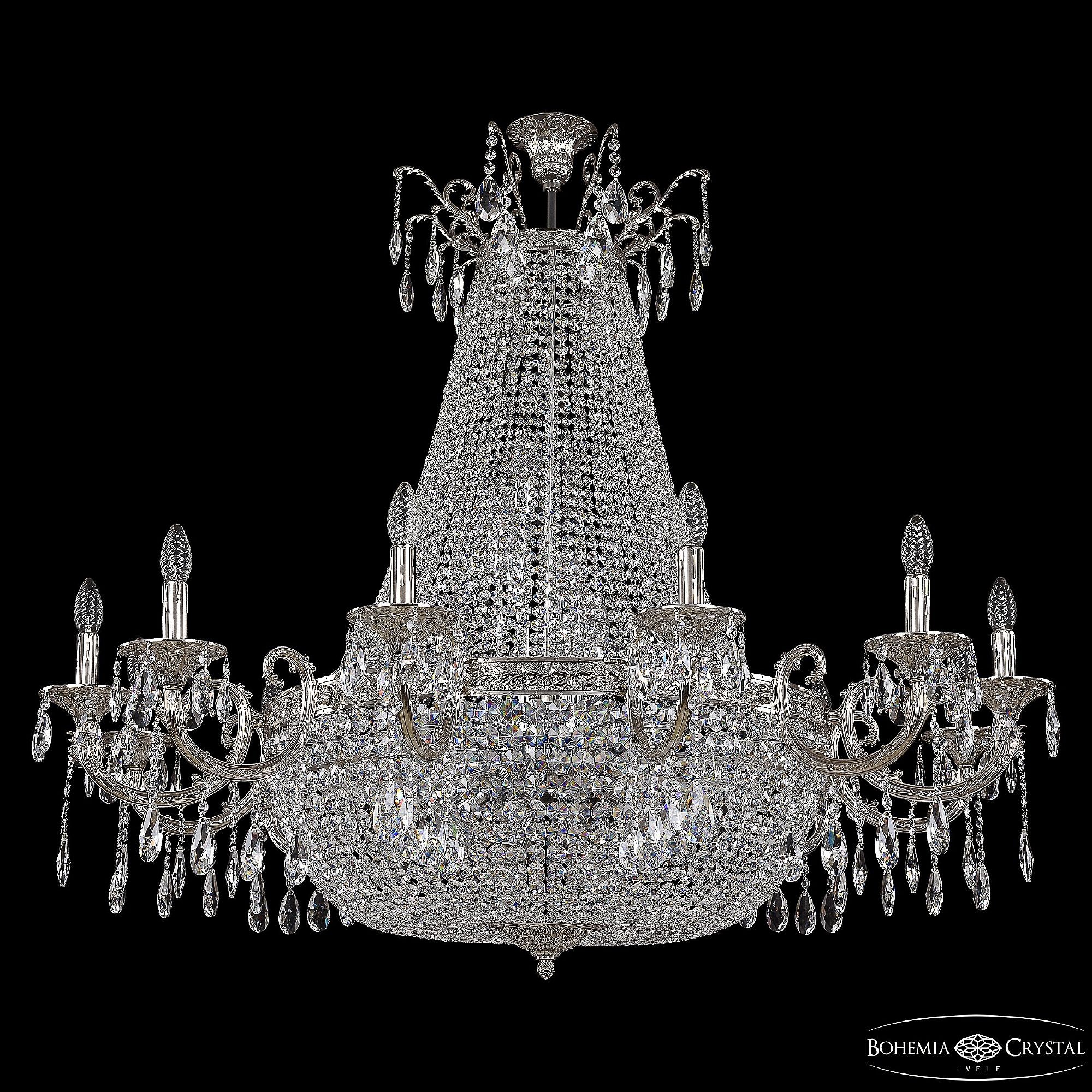 Подвесная люстра Bohemia 2111 2111H209/12/123IV/Y1 Ni