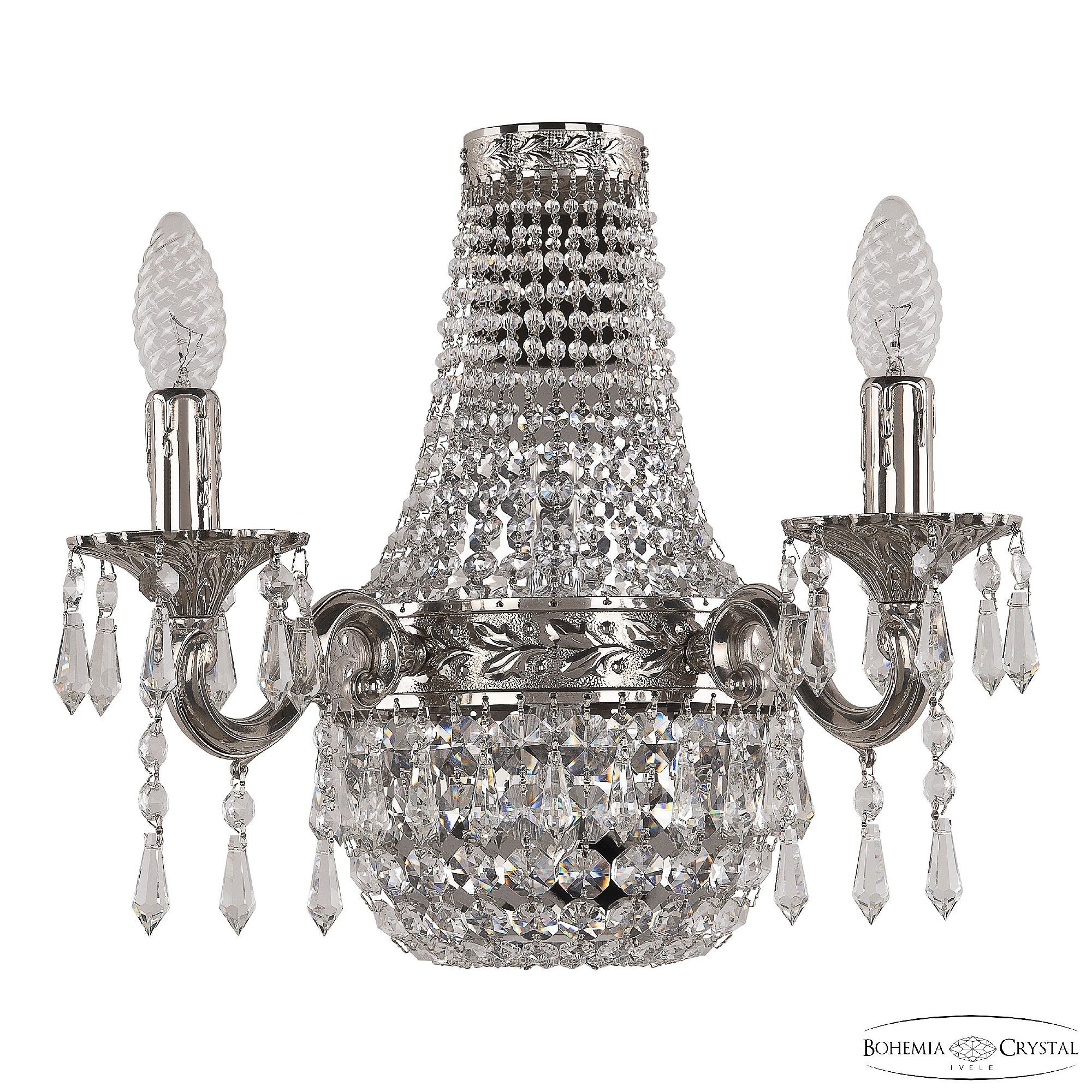 Настенное бра Bohemia 2201 2201H201B/2/35IV Ni