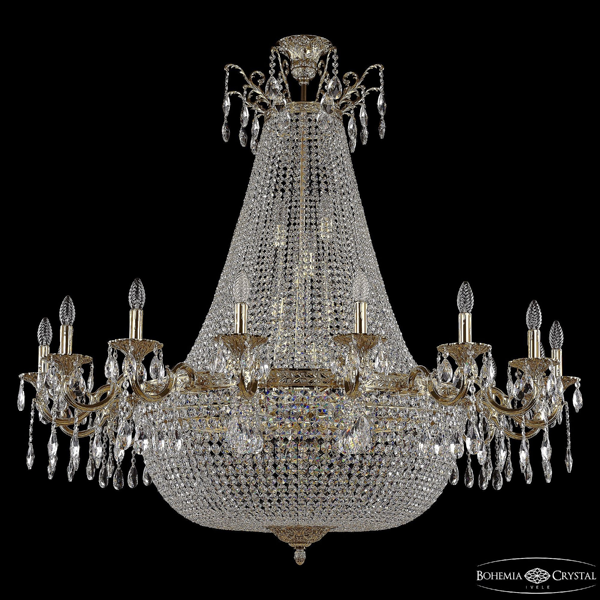 Подвесная люстра Bohemia 2211 2211H201/16/135IV/Y1 G