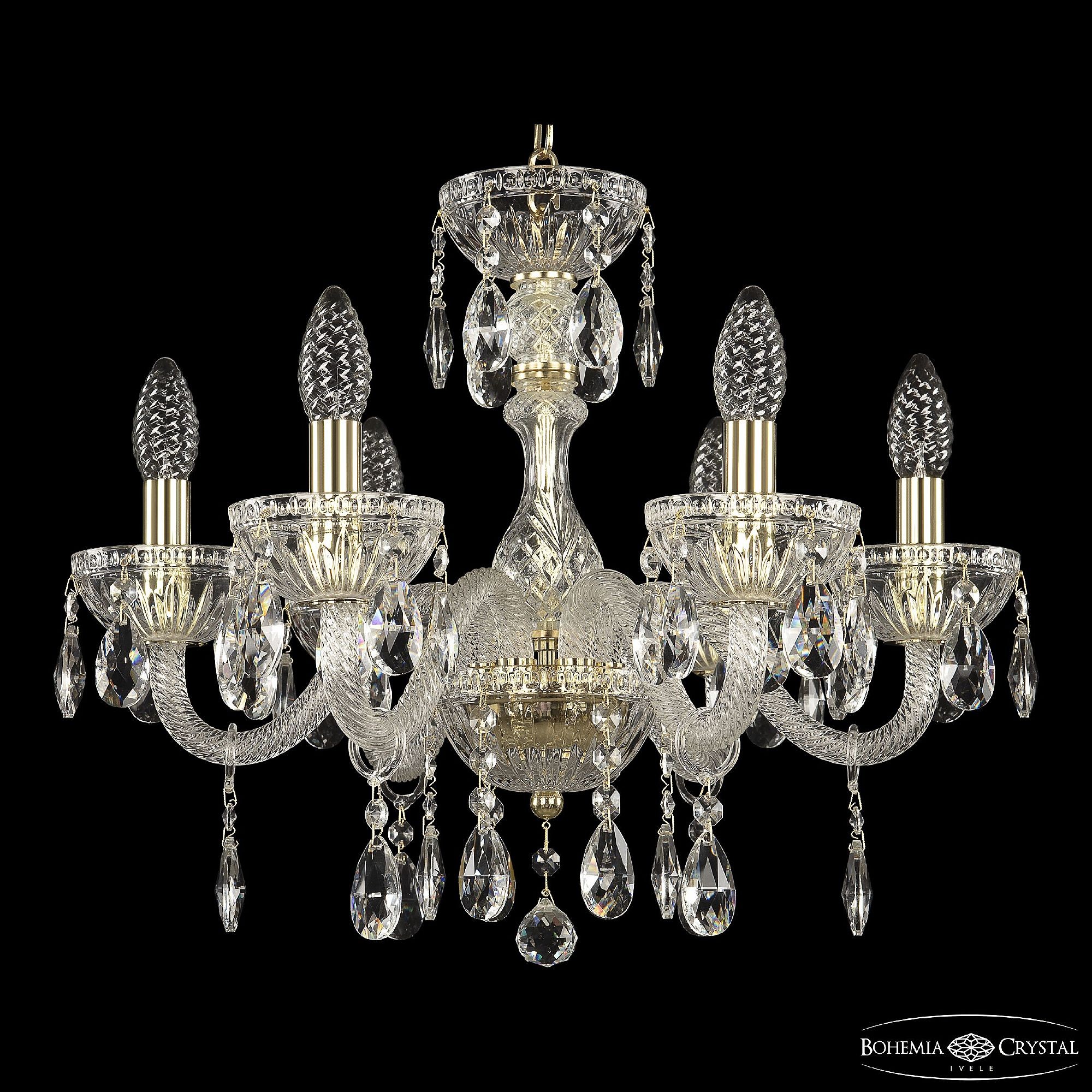 Подвесная люстра Bohemia 5417 5417/6/165 G Clear/M-1G