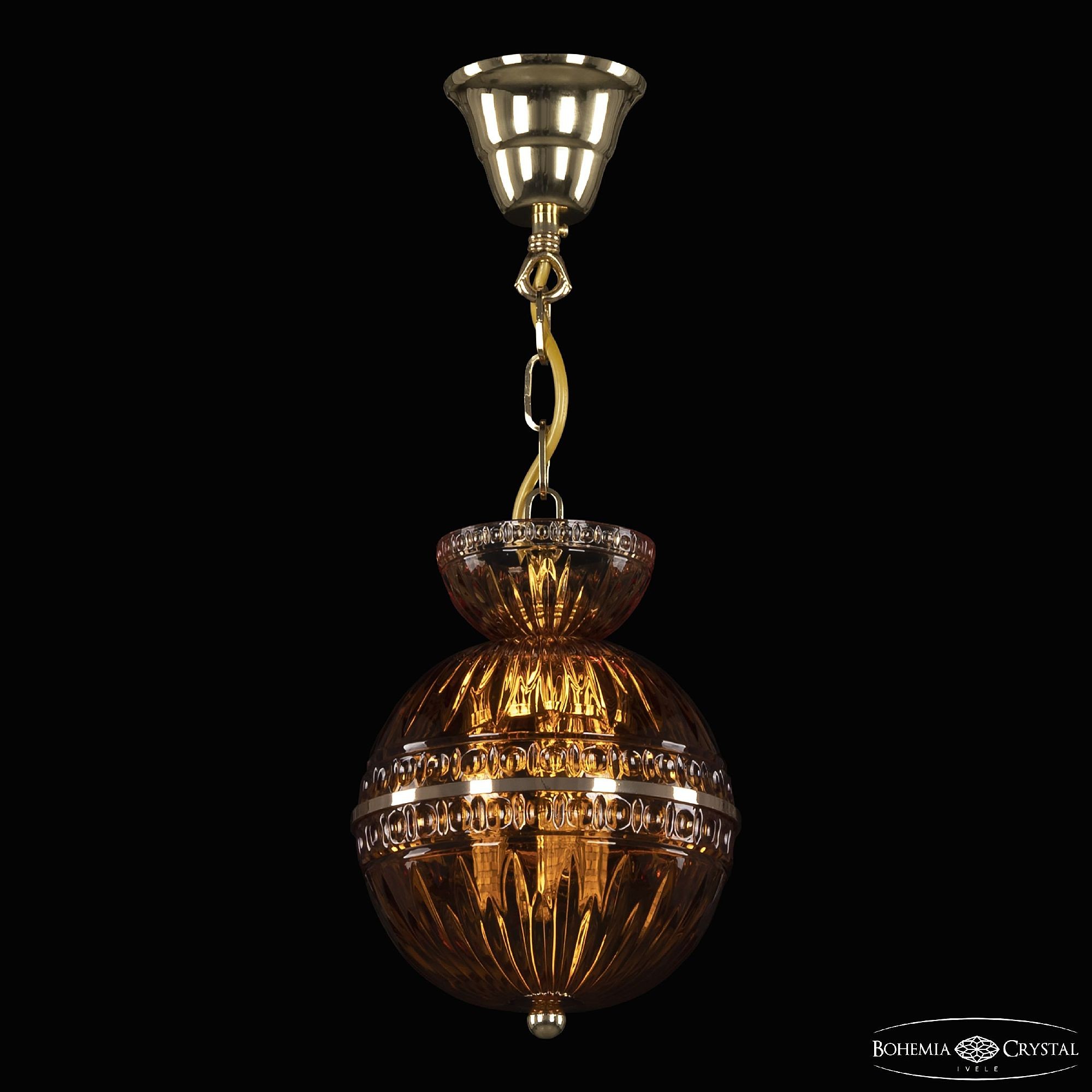 Светильник подвесной Bohemia 5480 5480/17 G Amber/M-1G