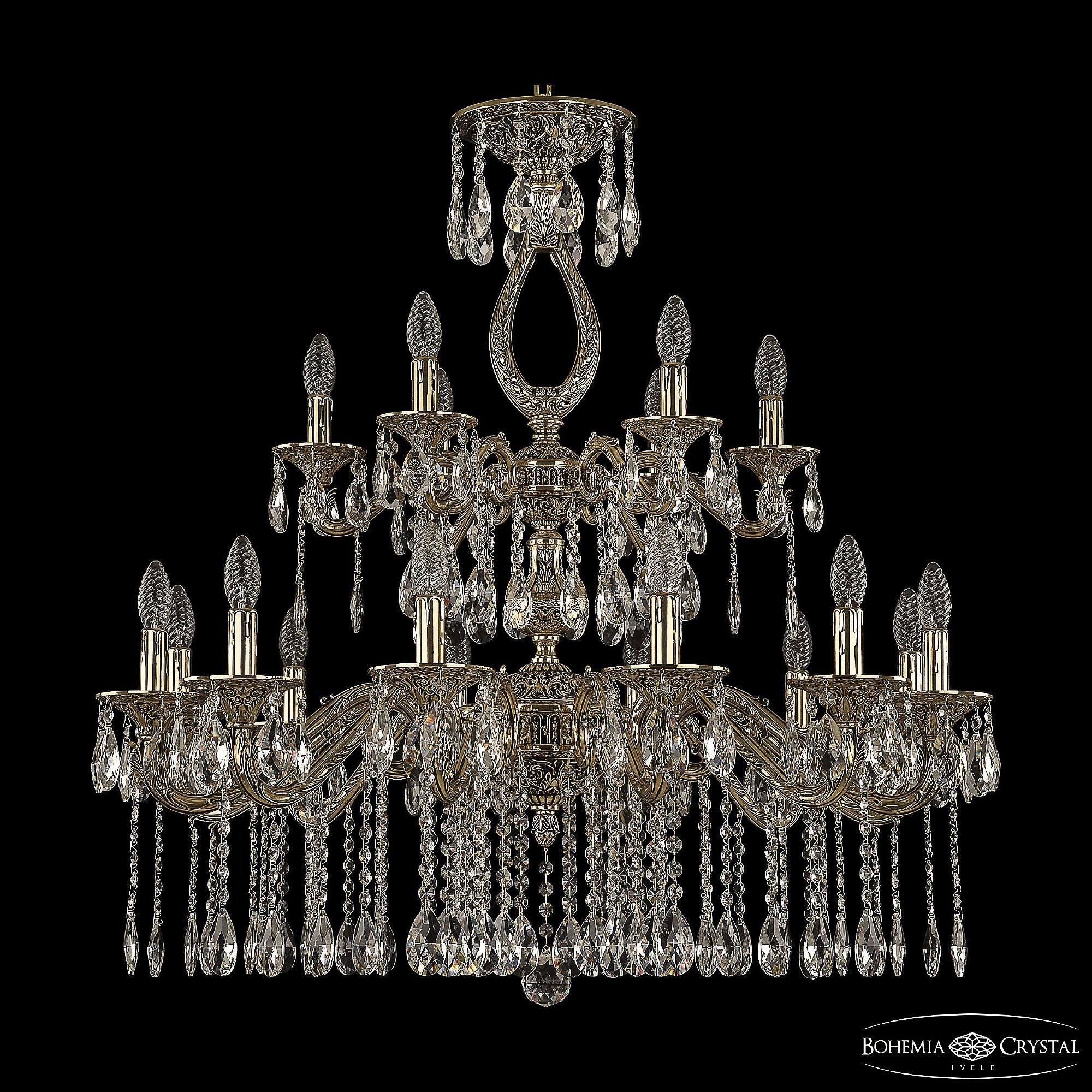 Подвесная люстра Bohemia Florence 71302/12+6/300/2d A GB