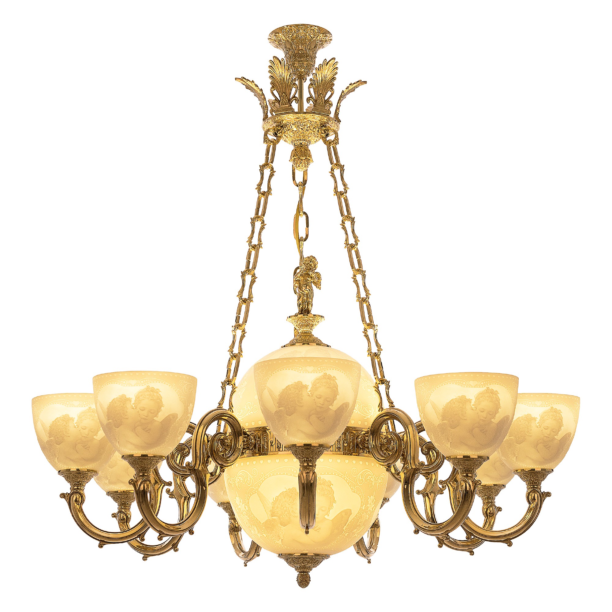 Подвесная люстра Bohemia Verona 72003P/9/210 G P1 U Angel Y8 FA4M