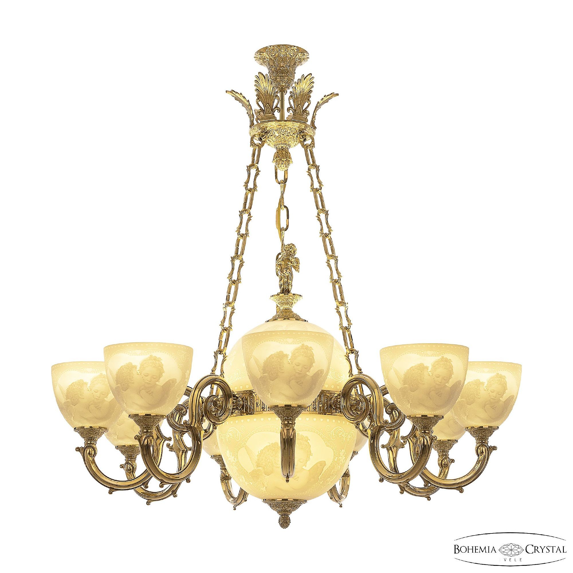 Подвесная люстра Bohemia Verona 72003P/9/210 G P1 U Angel Y8 FA4S