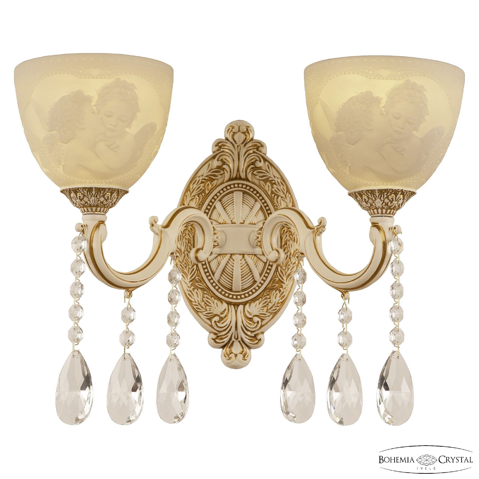 Настенное бра Bohemia AL7801 AL7801B10/2/175 A WMG P1 U Angel