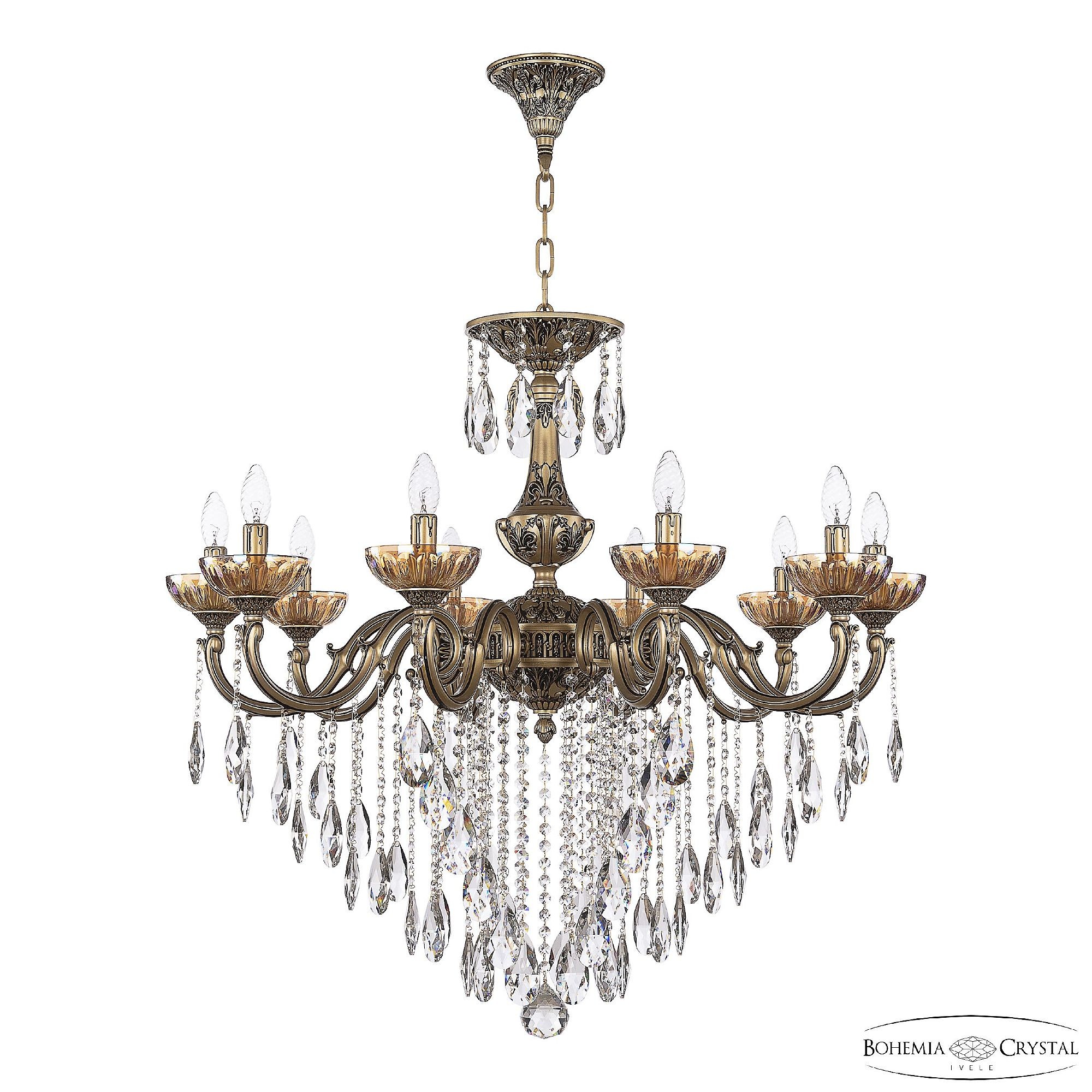 Подвесная люстра Bohemia AL7801 AL78101/10/300 B AGB P Shampan/M-1H