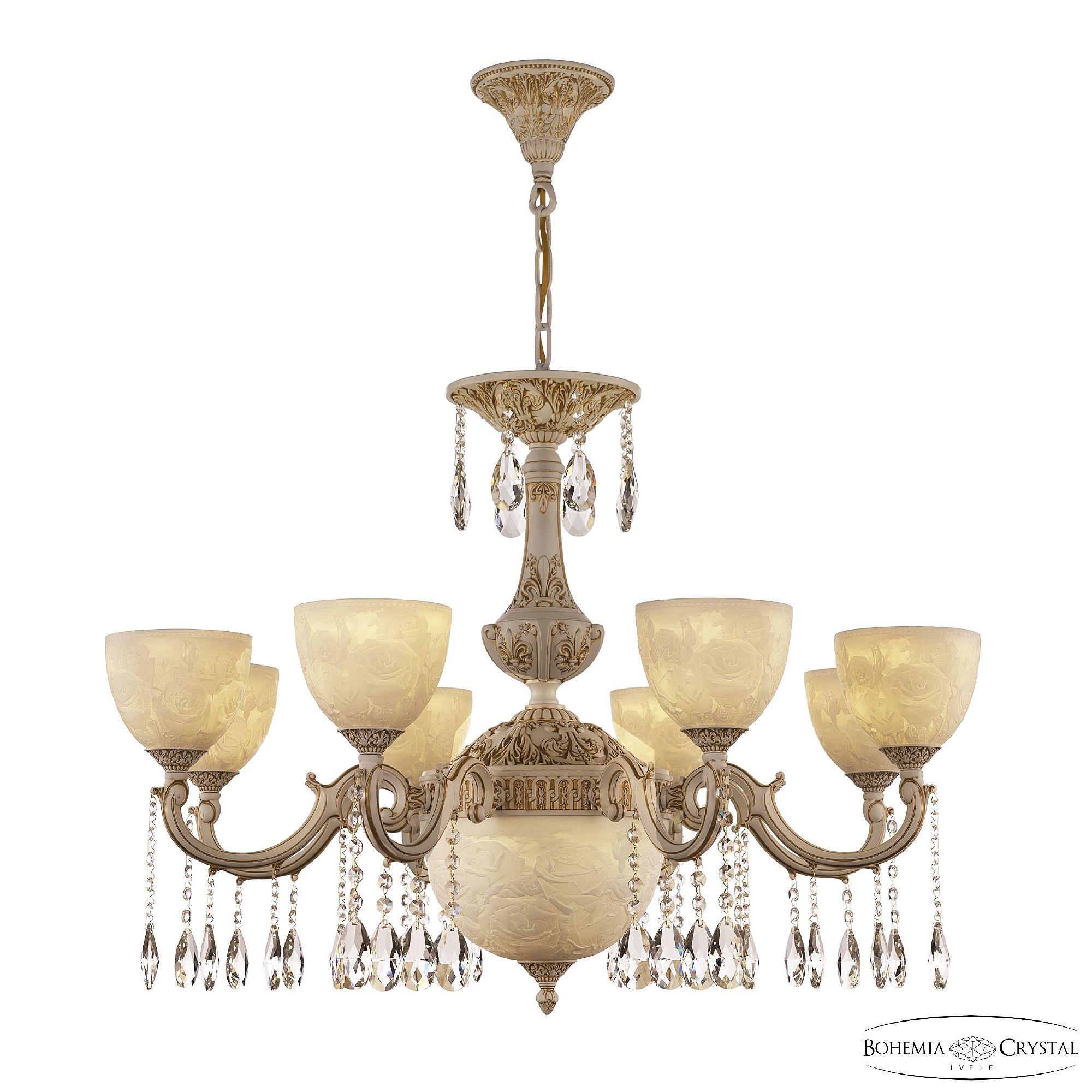 Подвесная люстра Bohemia AL7801 AL78101P/8/250 A WMG P1 U Rose