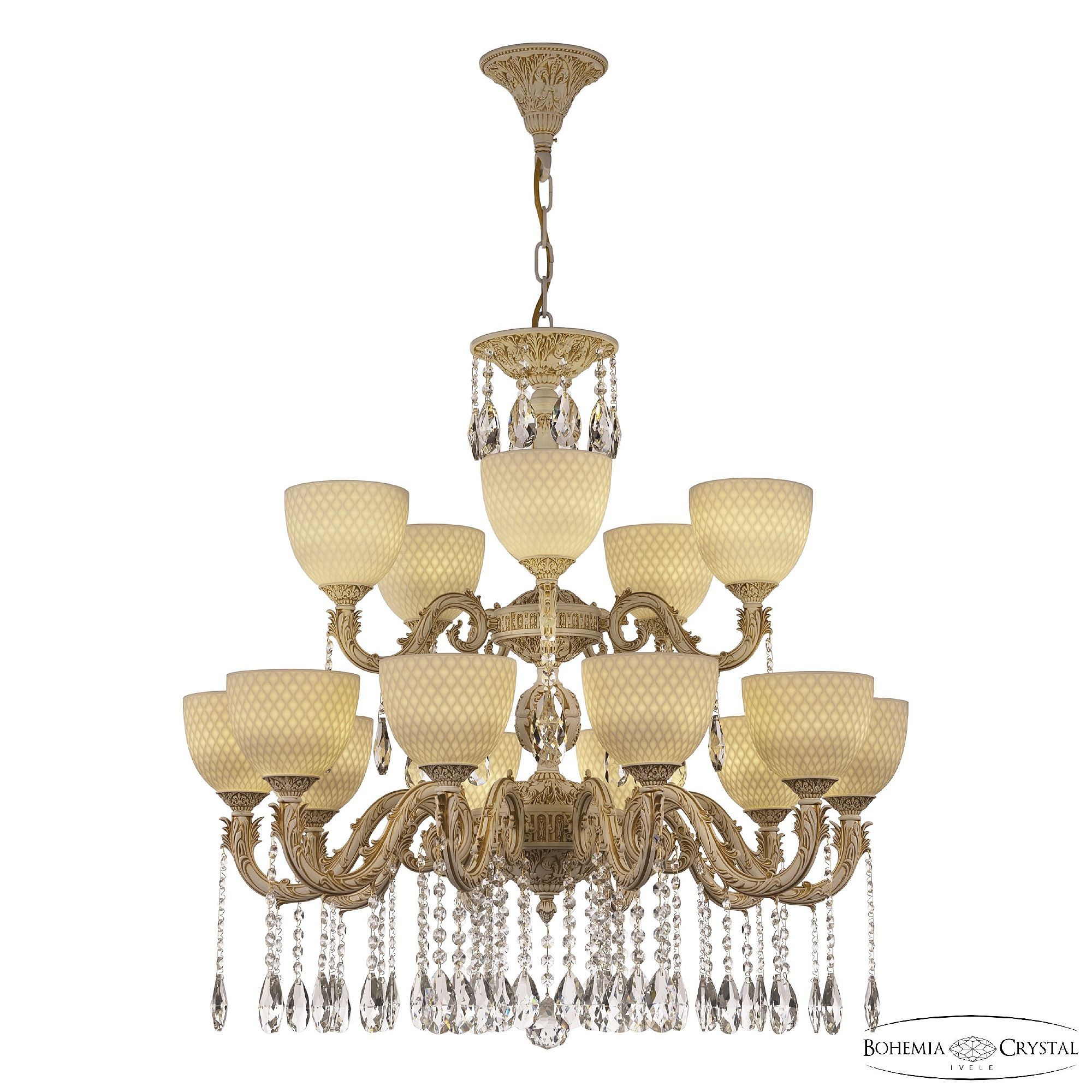 Подвесная люстра Bohemia AL7901 AL79101/10+5/250/2D A WMG P1 U Wave