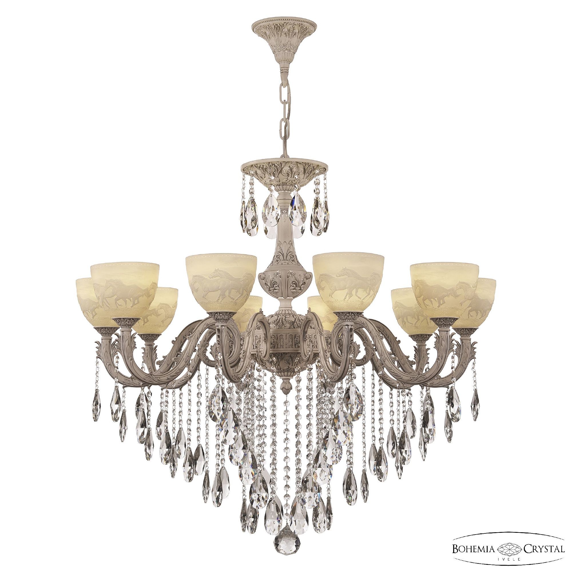 Подвесная люстра Bohemia AL7901 AL79101/10/300 B WMN P1 U Horse