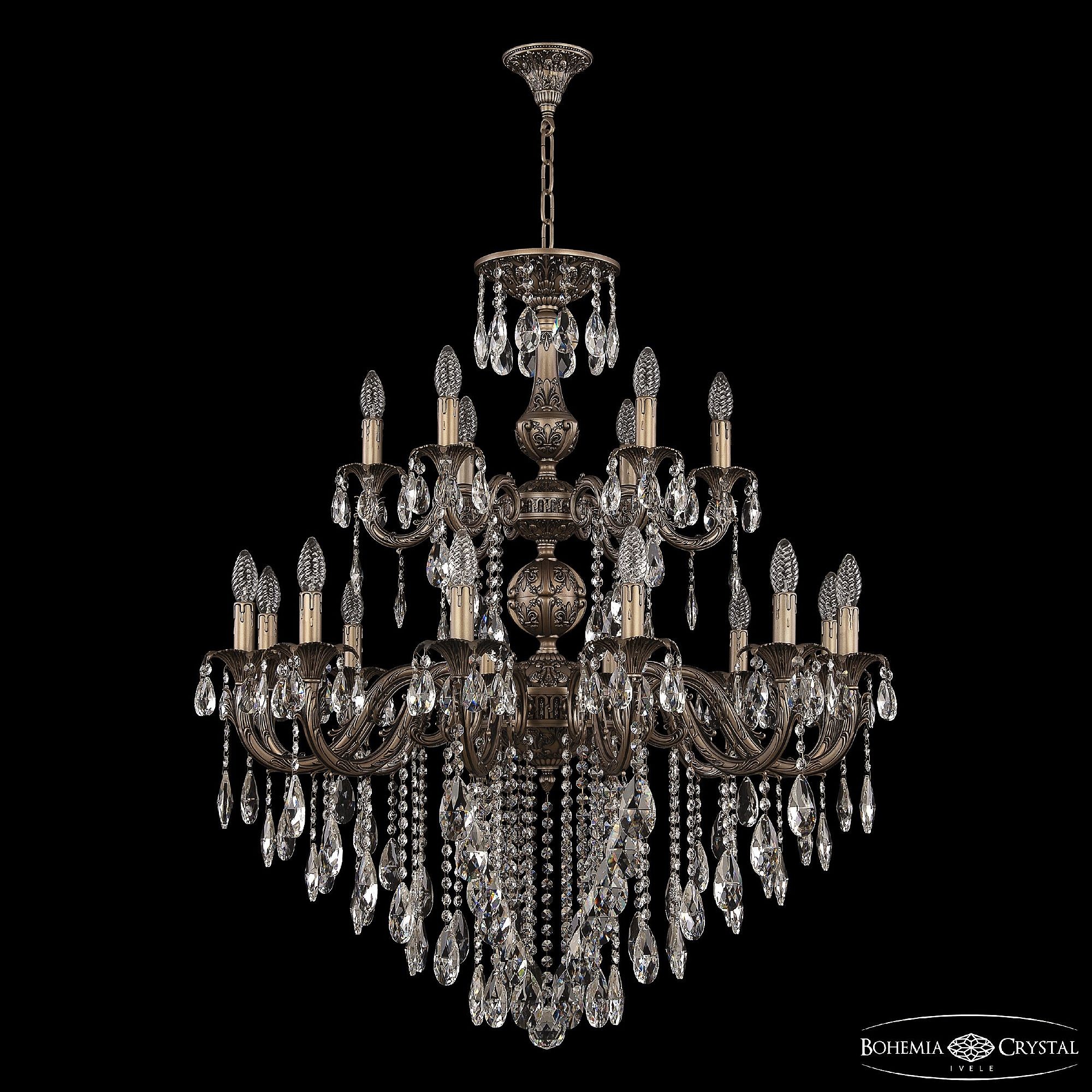 Подвесная люстра Bohemia AL7901 AL79101/12+6/300/2D B SGB