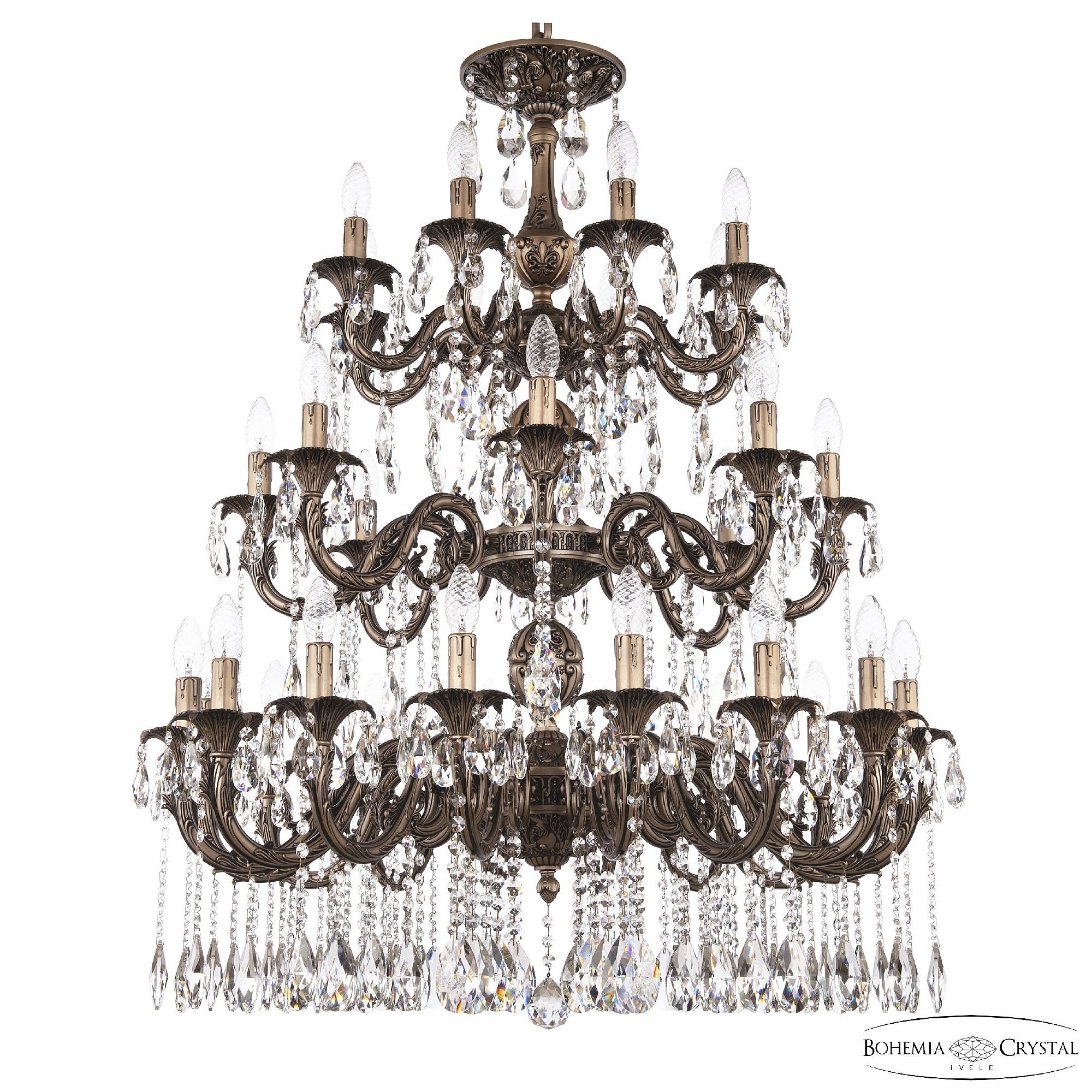 Подвесная люстра Bohemia AL7901 AL79101/16+8+8/300/3d A SGB