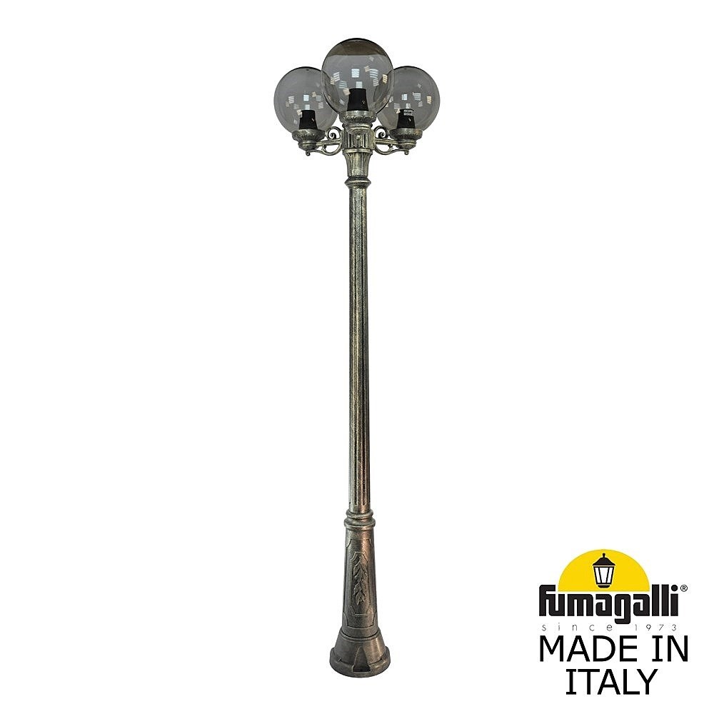 Столб фонарный уличный Fumagalli Globe 250 G25.157.S30.BZF1R