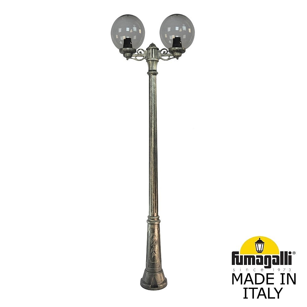 Столб фонарный уличный Fumagalli Globe 300 G30.157.S20.BZF1R