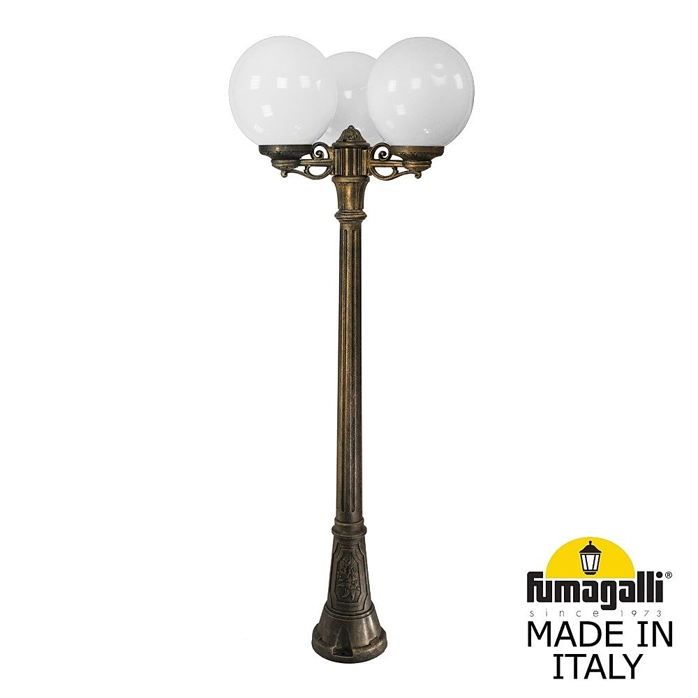 Столб фонарный уличный Fumagalli Globe 300 G30.158.S30.BYF1R