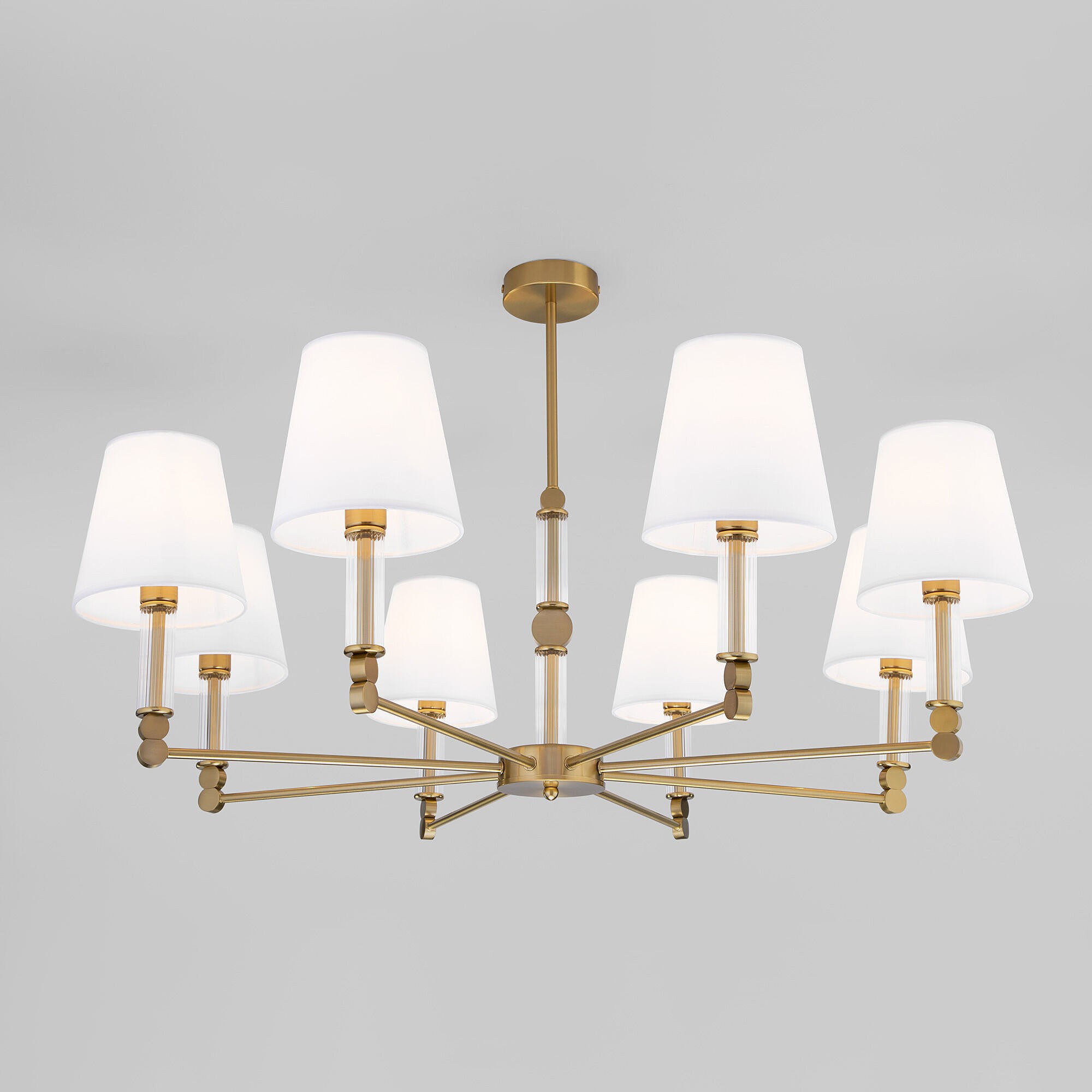 Потолочная люстра Eurosvet Conso 60145/8 латунь Smart