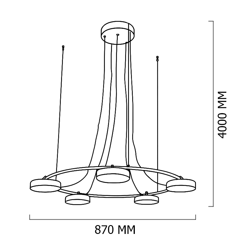 Подвесная люстра ImperiumLoft Cary01 151602-26