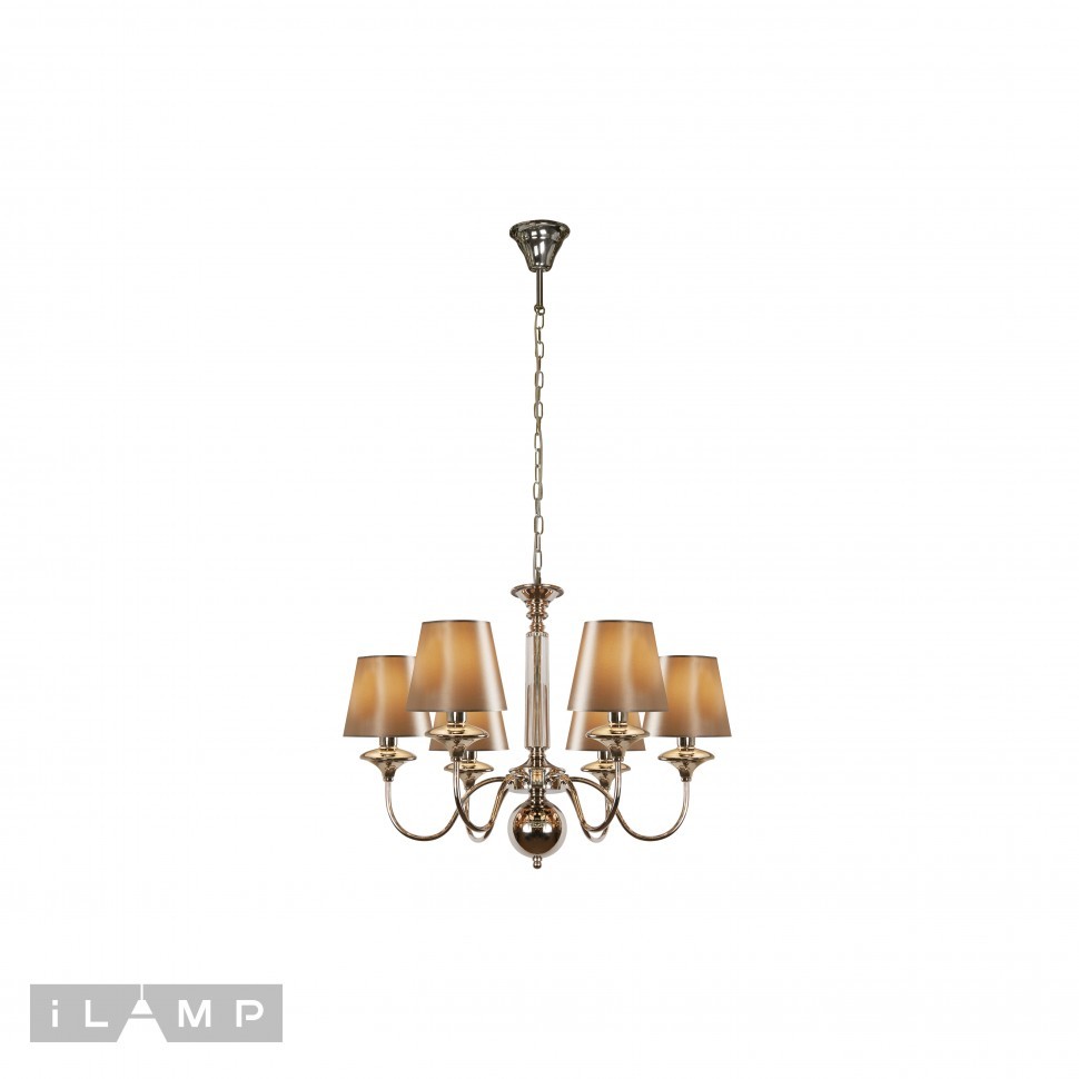 Люстра подвесная Rolling iLamp P2406-6  Nickel