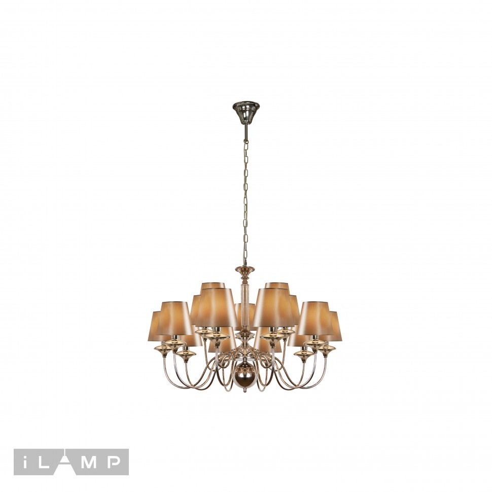 Люстра подвесная Rolling iLamp P2406-10+5 Nickel