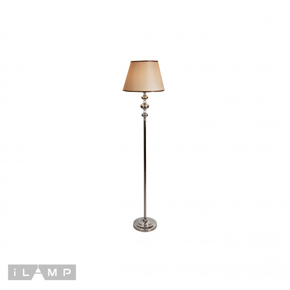 Торшер iLamp Brooklyn F2401-1 Nickel
