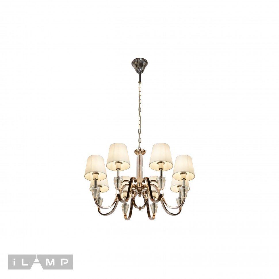 Люстра подвесная Alesti iLamp P2424-8 Nickel