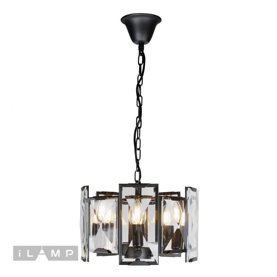 Люстра подвесная Panorama iLamp 6113-360 BK