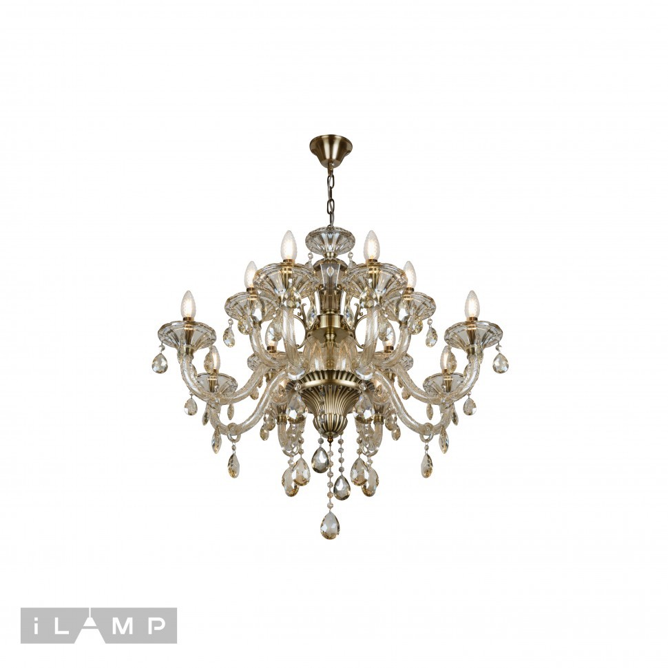 Люстра подвесная Asia iLamp 61079-8+4 BR
