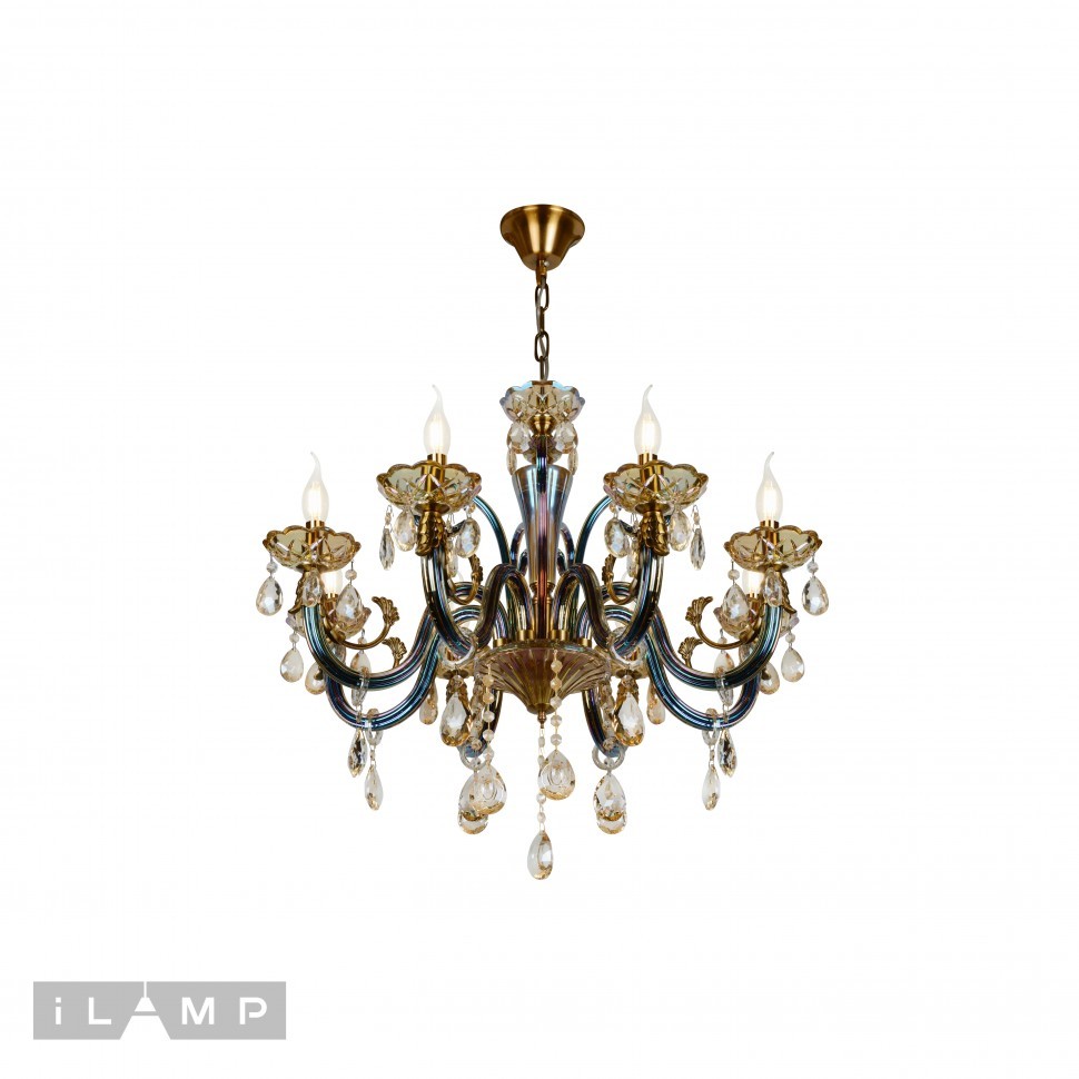 Люстра подвесная Asia iLamp 61081-8 BR