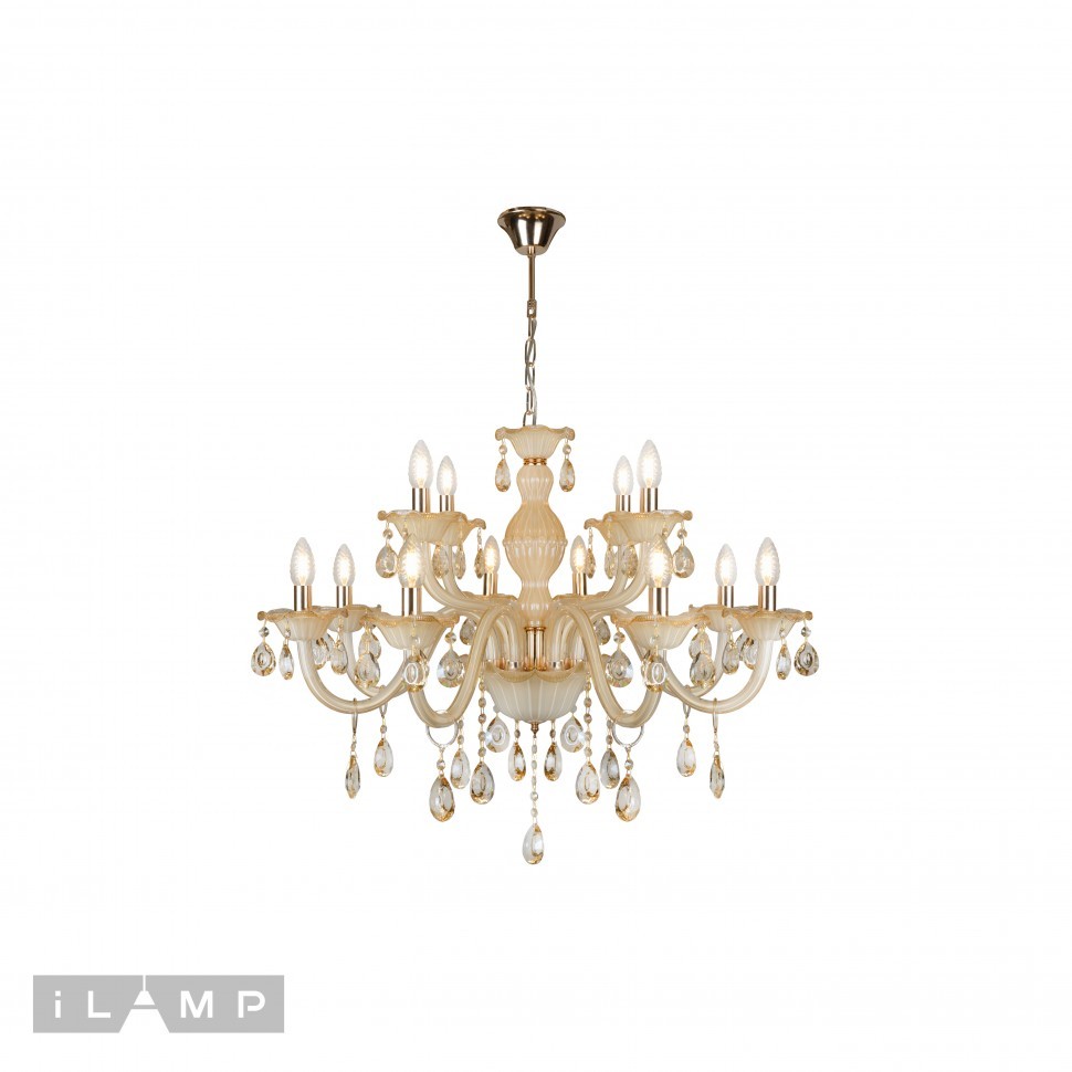 Люстра подвесная Asia iLamp 81072-8+4 WH