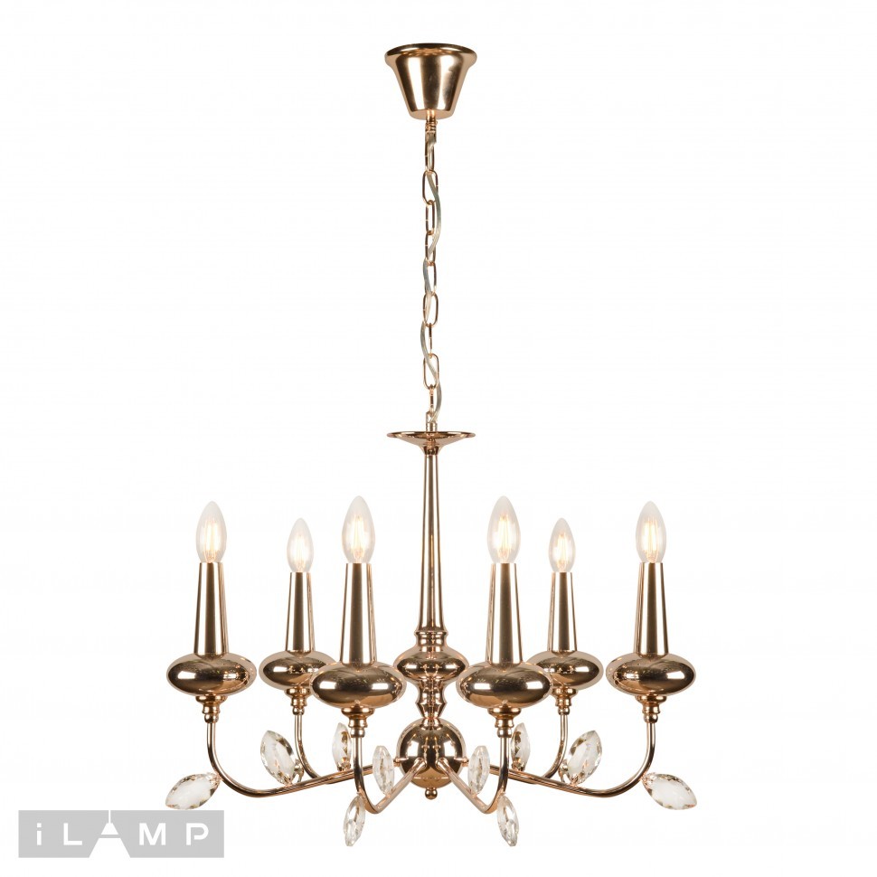 Люстра подвесная Dames iLamp 1020-6GD