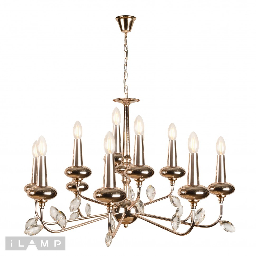 Люстра подвесная Dames iLamp 1020-8+4GD