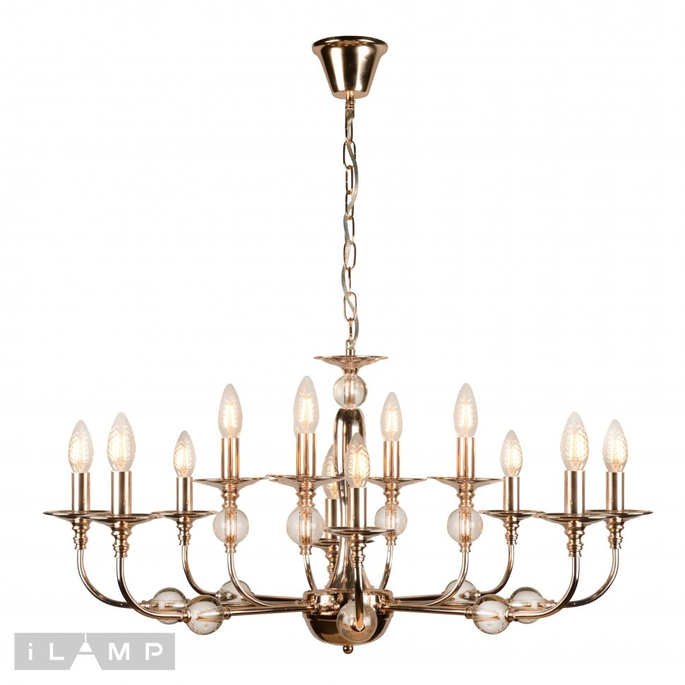 Люстра подвесная Aura iLamp 1030-8+4GD