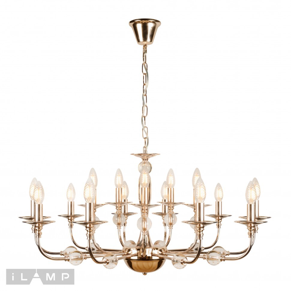 Люстра подвесная Aura iLamp 1030-10+5 GD