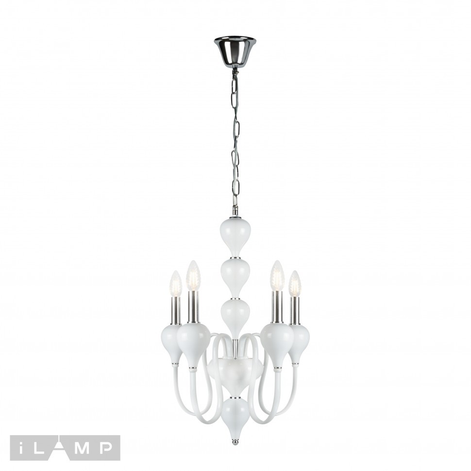 Люстра подвесная Lady iLamp 88003-4 WH