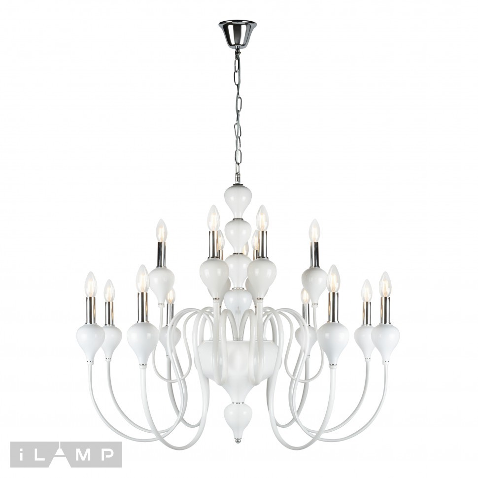 Люстра подвесная Lady iLamp 88003-10+5 WH