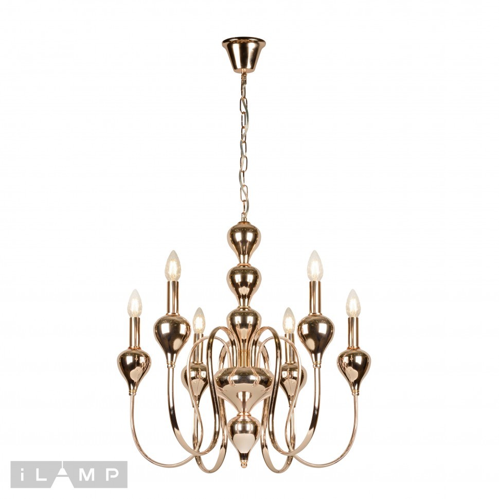 Люстра подвесная Lady iLamp 88003-6 GD