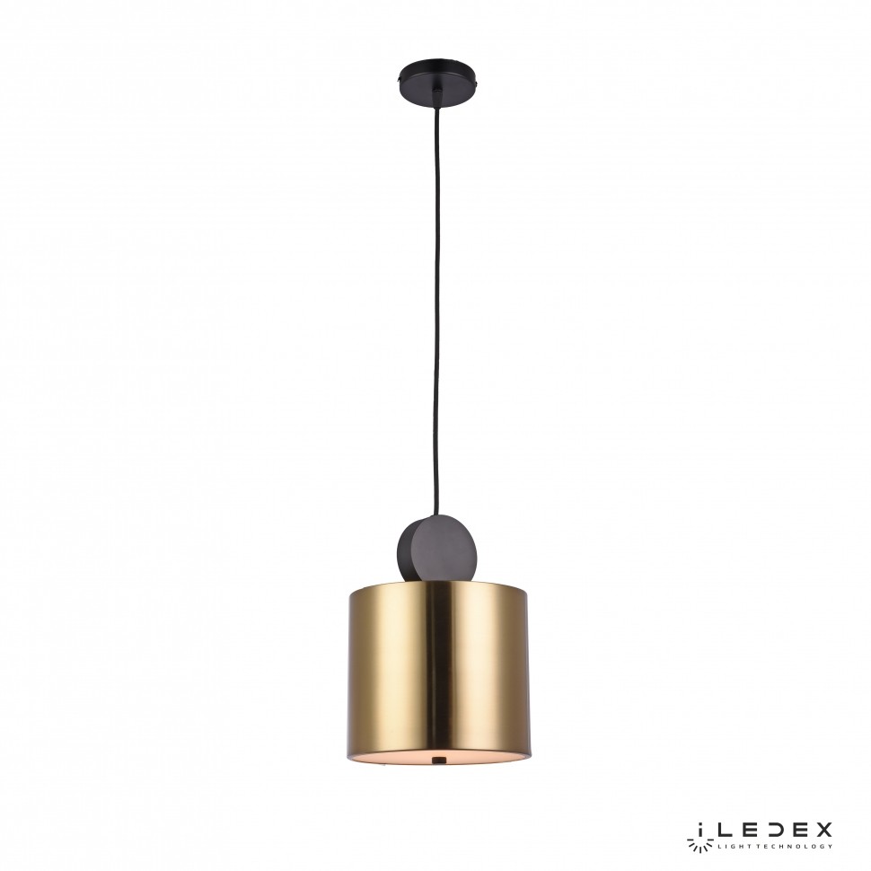 Светильник подвесной ILedex Play P820/1-12W-3000K-D220 MBK-BRZ